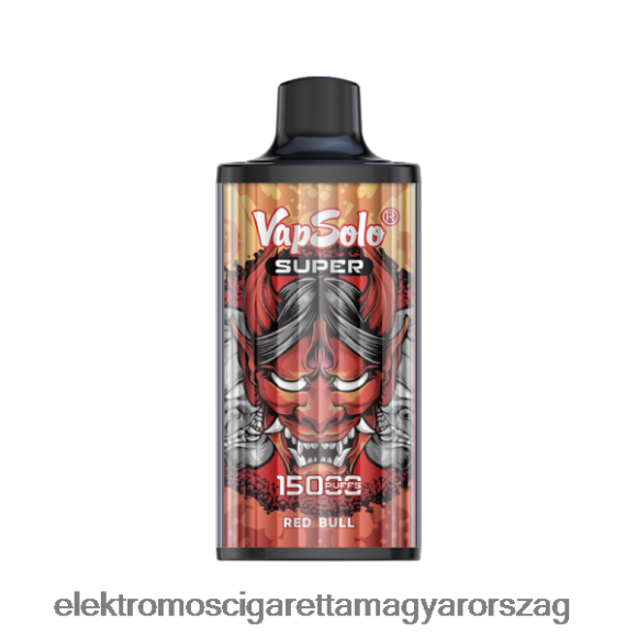Vapsolo SUPER eldobható vape vörös bika Z24660114 - Vape Nagykereskedés