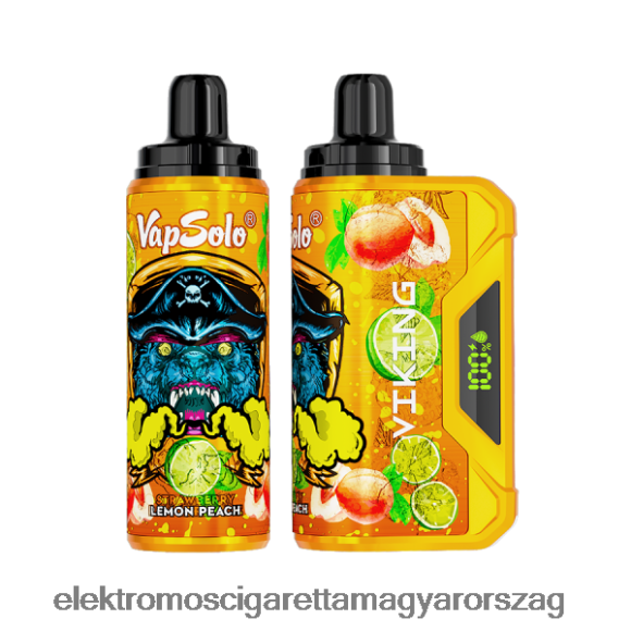 Vapsolo VIKING eldobható vape citromos barack Z24660135 - Elektromos Cigaretta Repülő