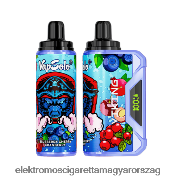 Vapsolo VIKING eldobható vape áfonya cseresznye áfonya Z24660131 - Elektromos Cigaretta Töltő