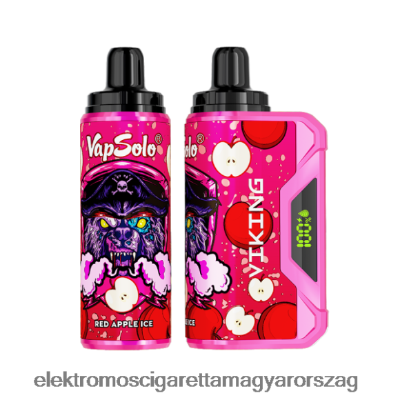 Vapsolo VIKING eldobható vape piros alma jég Z24660136 - Elektromos Cigaretta Árak