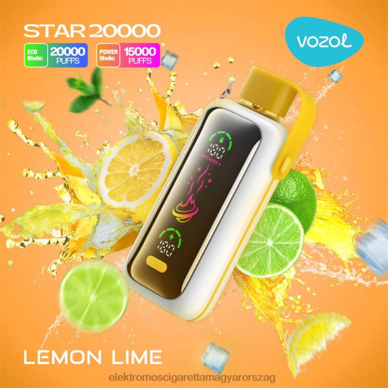 Elektromos Cigaretta Töltő | VOZOL STAR 20000 citrom lime P446211