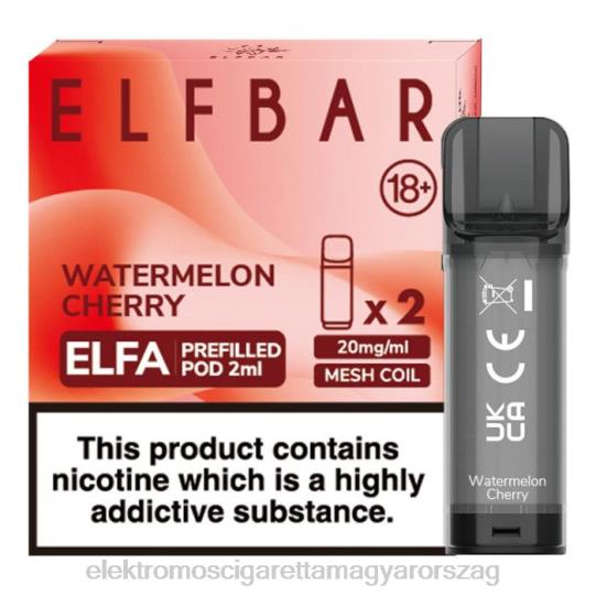 görögdinnye cseresznye LPPNH329 Elektromos Cigaretta Töltő Vélemények - ELFBAR Elfa előretöltött hüvely - 2 ml - 20 mg (2 csomag)