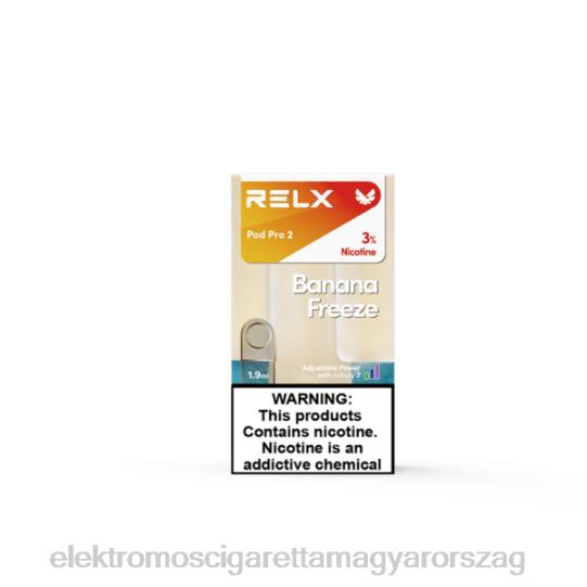 banán fagyasztás LPPNH233 Elektromos Cigaretta Liquid - RELX Pod Pro 2