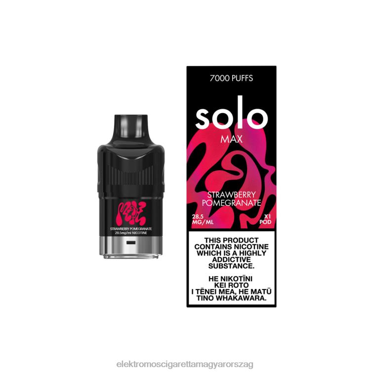 Solo MAX hüvely epres gránátalma V6RNL84 - Vape Nagykereskedés
