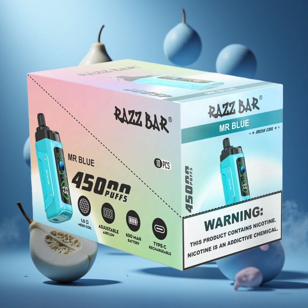 Razz Bar 45000 Puffs Kék Hungary Vape Wholesale