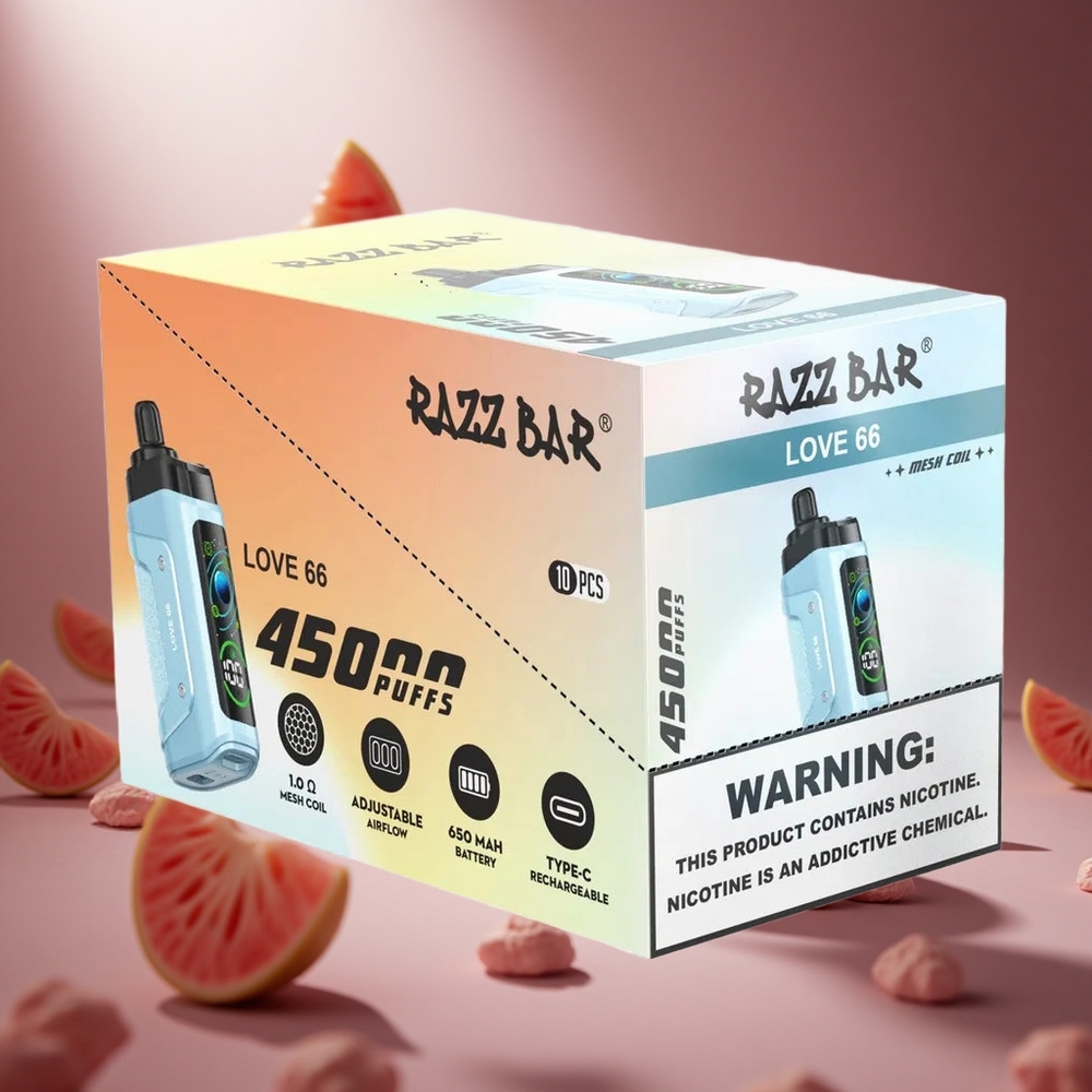 Razz Bar 45000 Puffs Málna Kombináció Beállítható Légáramlás hungary vape wholesale