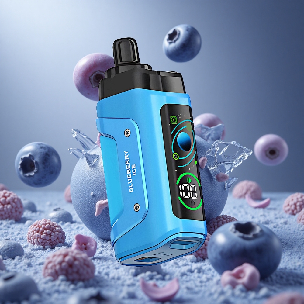 Razz Bar 45000 Puffs Áfonya Jeg Eldobható Vape Hungary Vape Wholesale