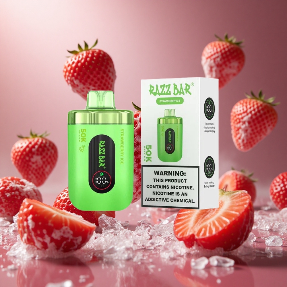 Razz Bar 50K Puffs Eper Jég hungary vape wholesale