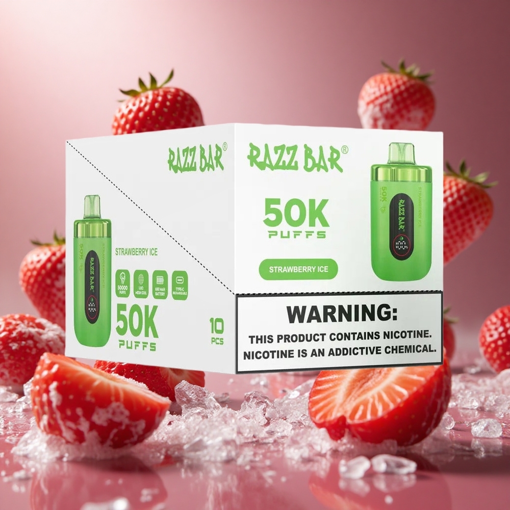 Razz Bar 50K Puffs Eper Jég hungary vape wholesale
