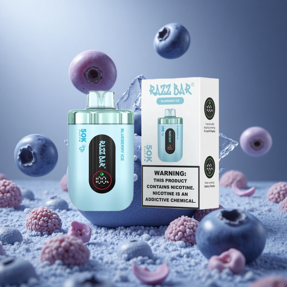 Razz Bar 50K Puffs Meggy Jég hungary vape wholesale