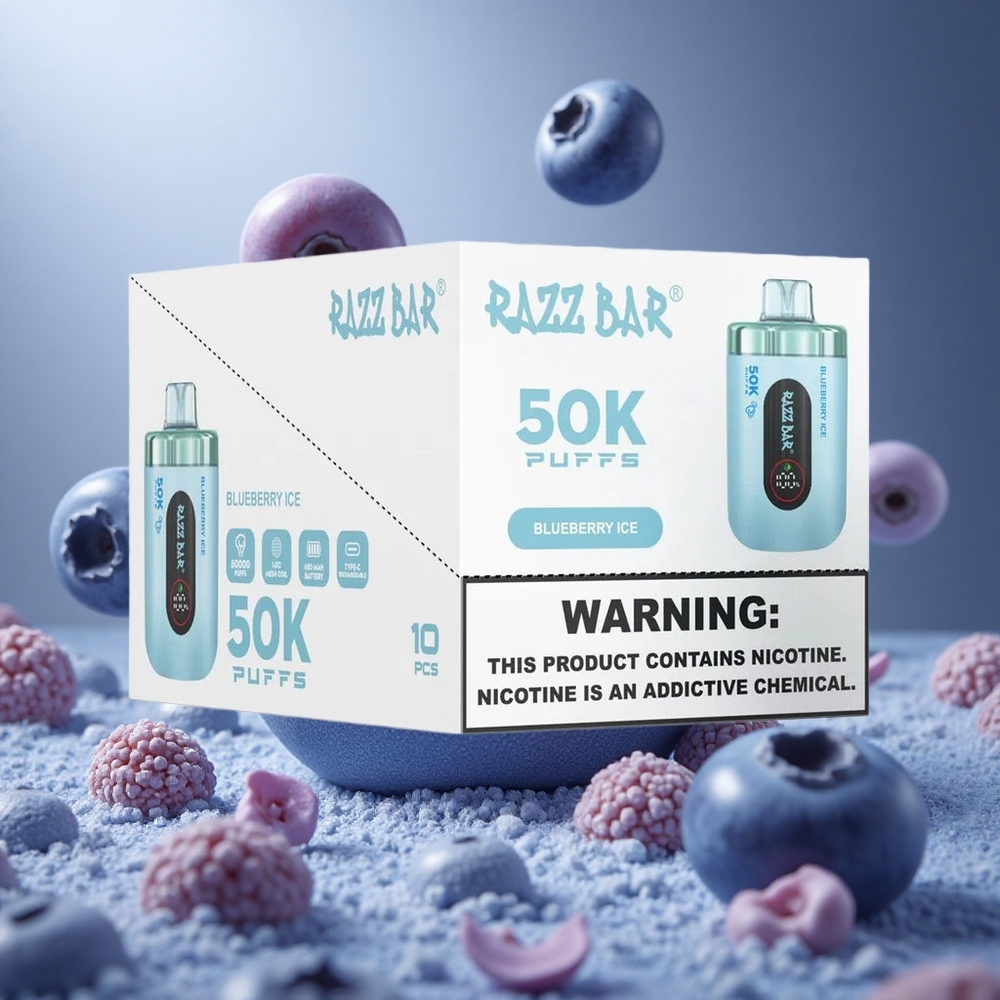 Razz Bar 50K Puffs Meggy Jég hungary vape wholesale