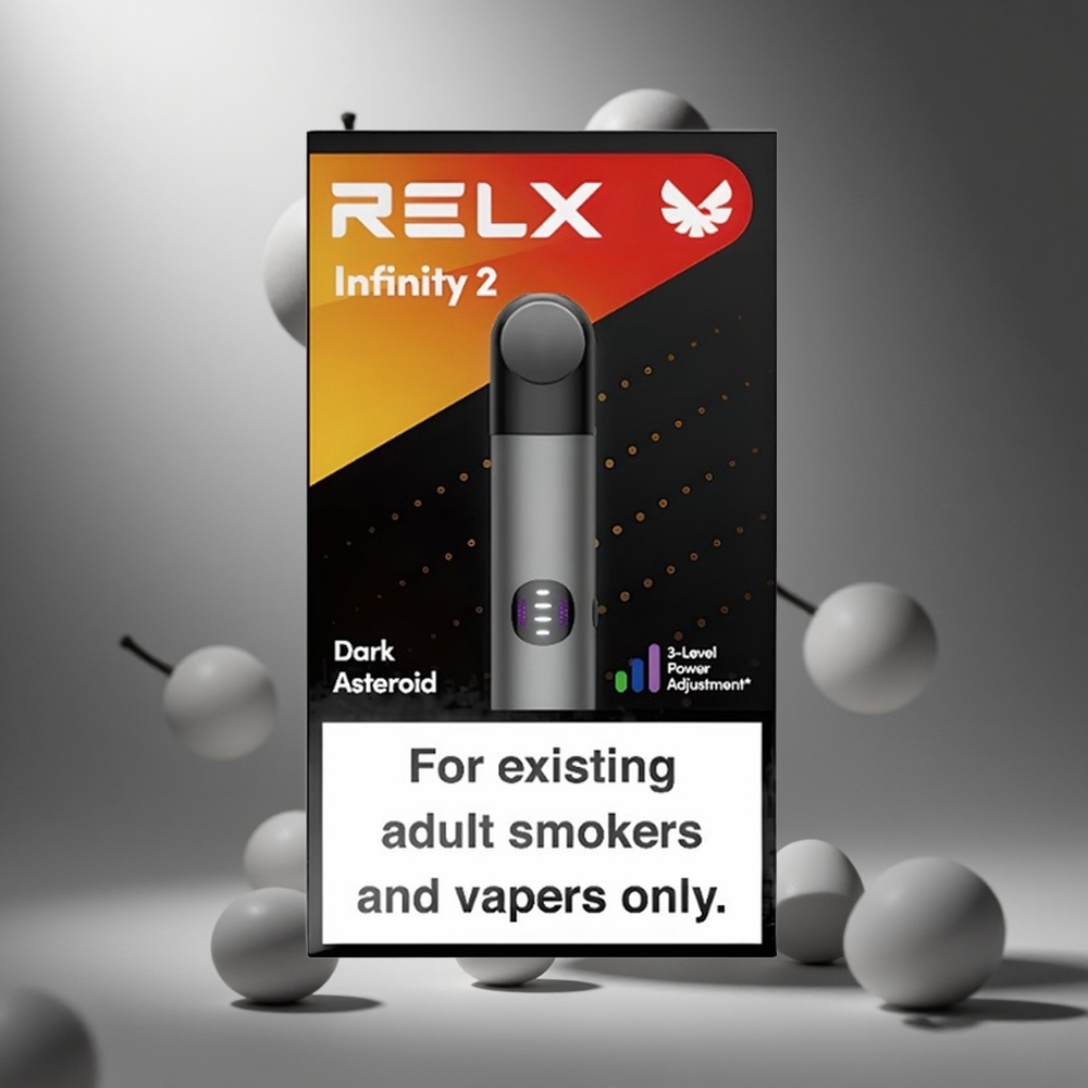 RELX Infinity 2 600-650 Puffs Szürke hungary vape wholesale