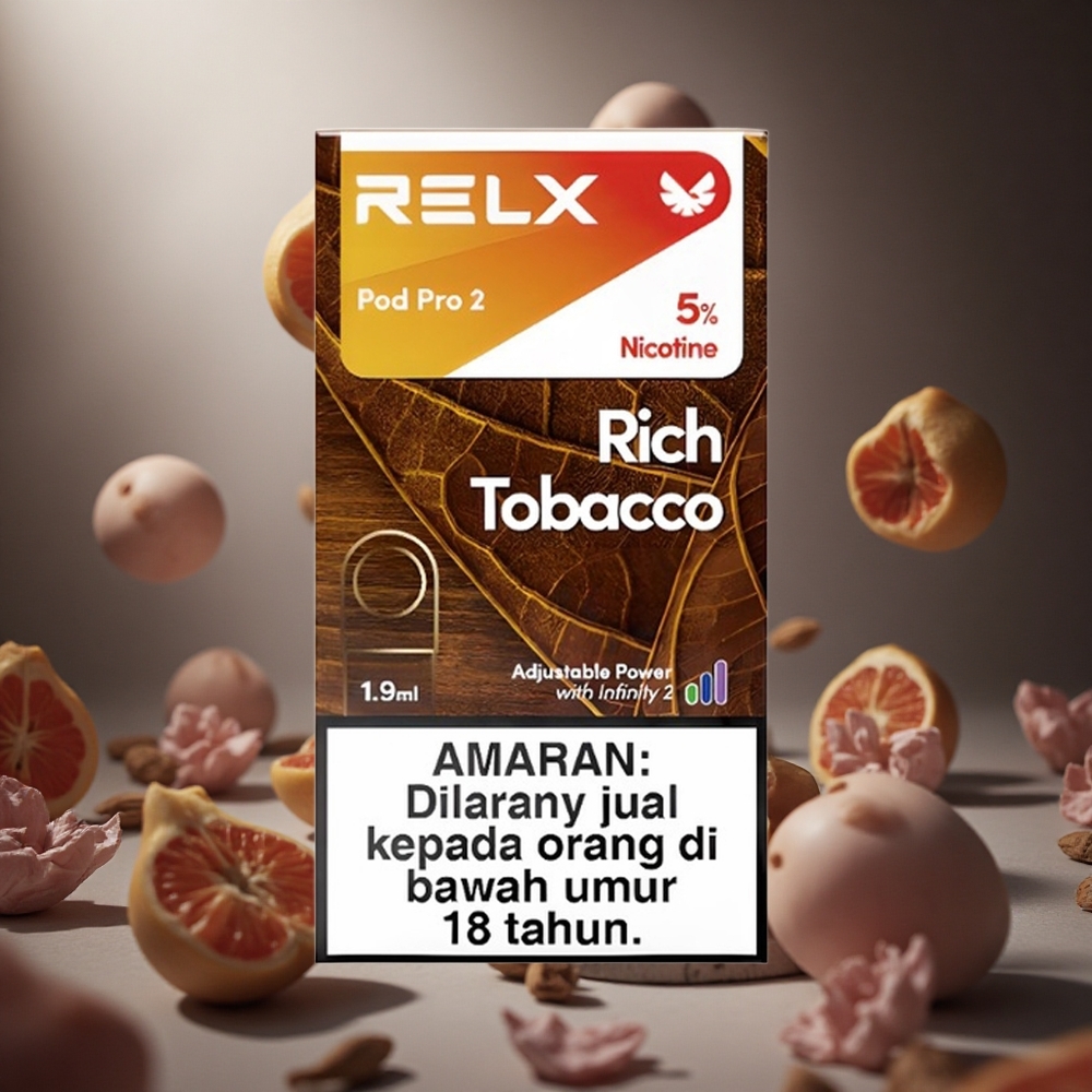 RELX Pod Pro 2 600 Puffs Gazdag Dohány hungary vape wholesale