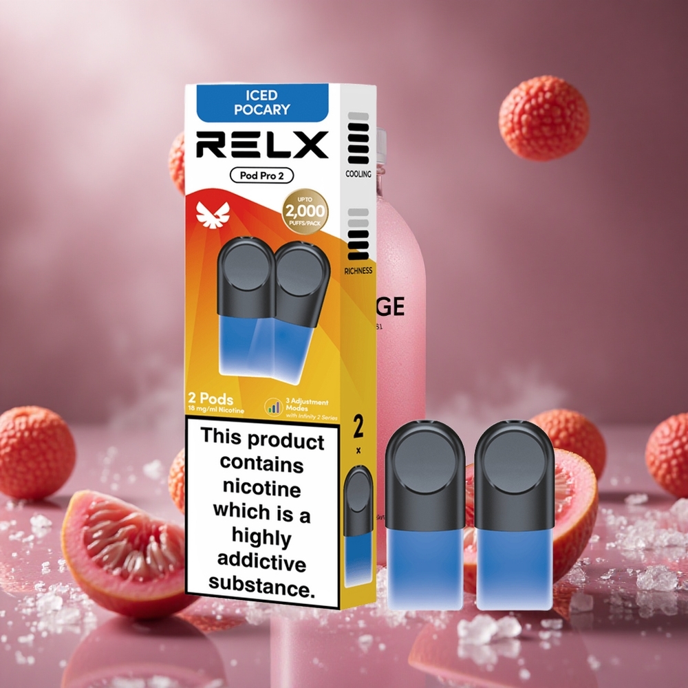 RELX Pod Pro 2 600 Puffs Jeges Pocary 1,8% nikotintartalom hungary vape wholesale