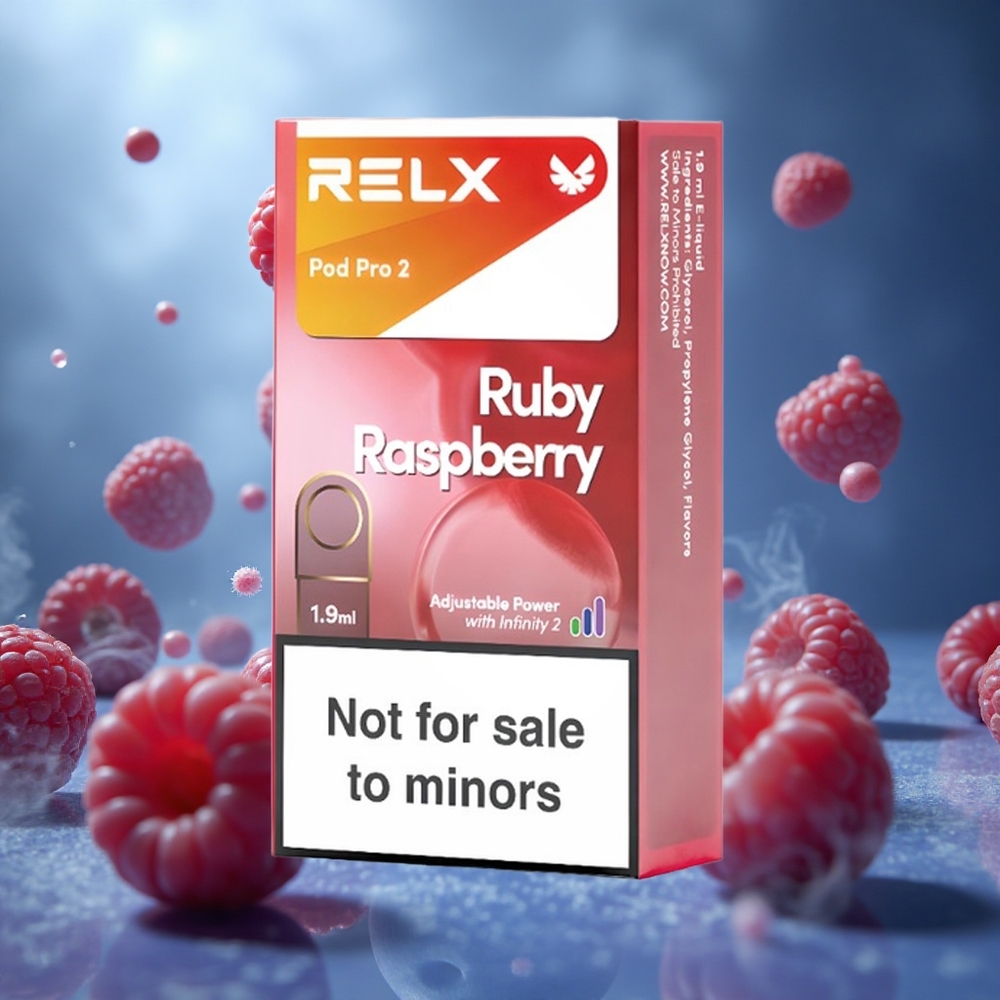 RELX Pod Pro 2 600 Puffs Kék Málna hungary vape wholesale