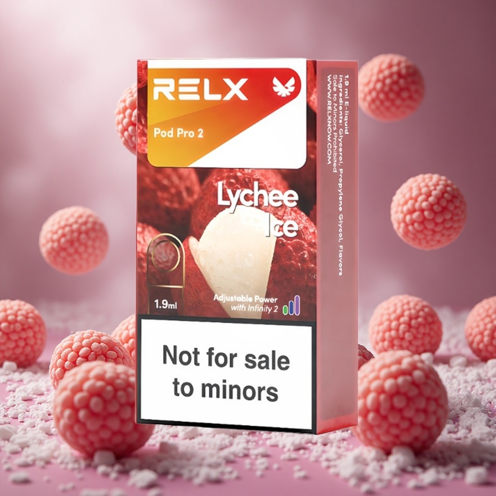 RELX Pod Pro 2 600 Puffs Licsi Jég hungary vape wholesale