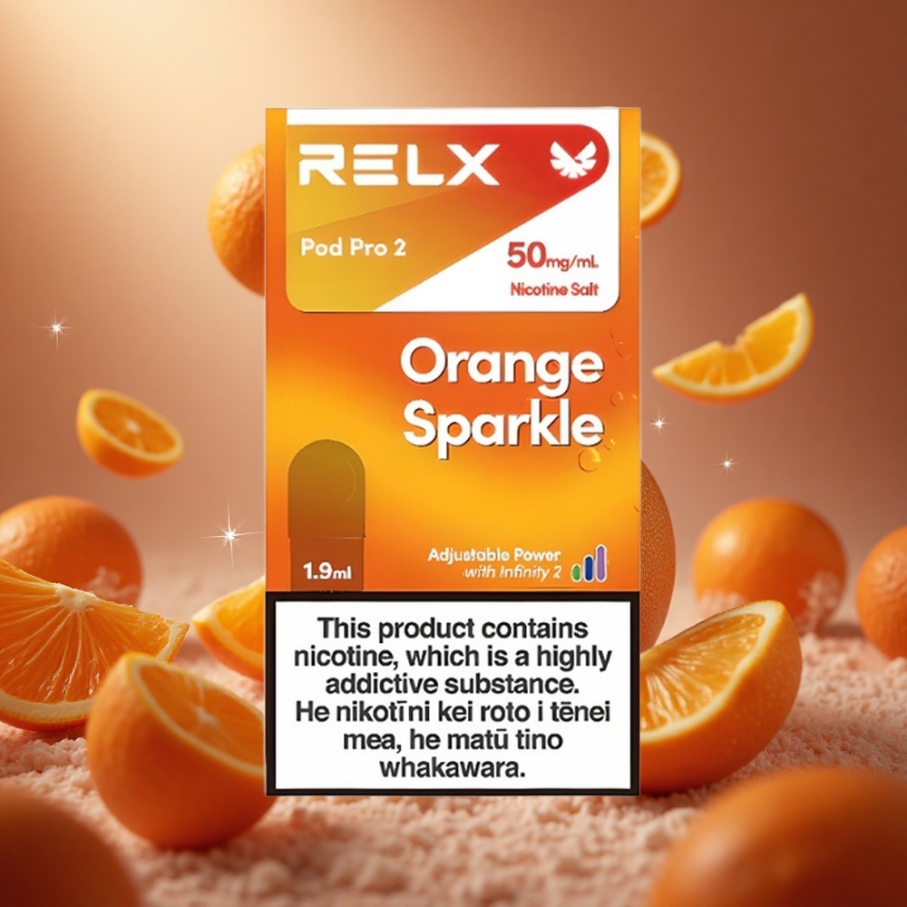 RELX Pod Pro 2 600 Puffs Narancs Szikra hungary vape wholesale