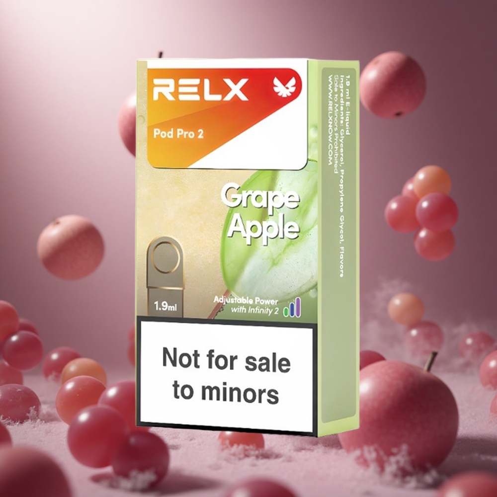 RELX Pod Pro 2 600 Puffs Szőlő Alma hungary vape wholesale