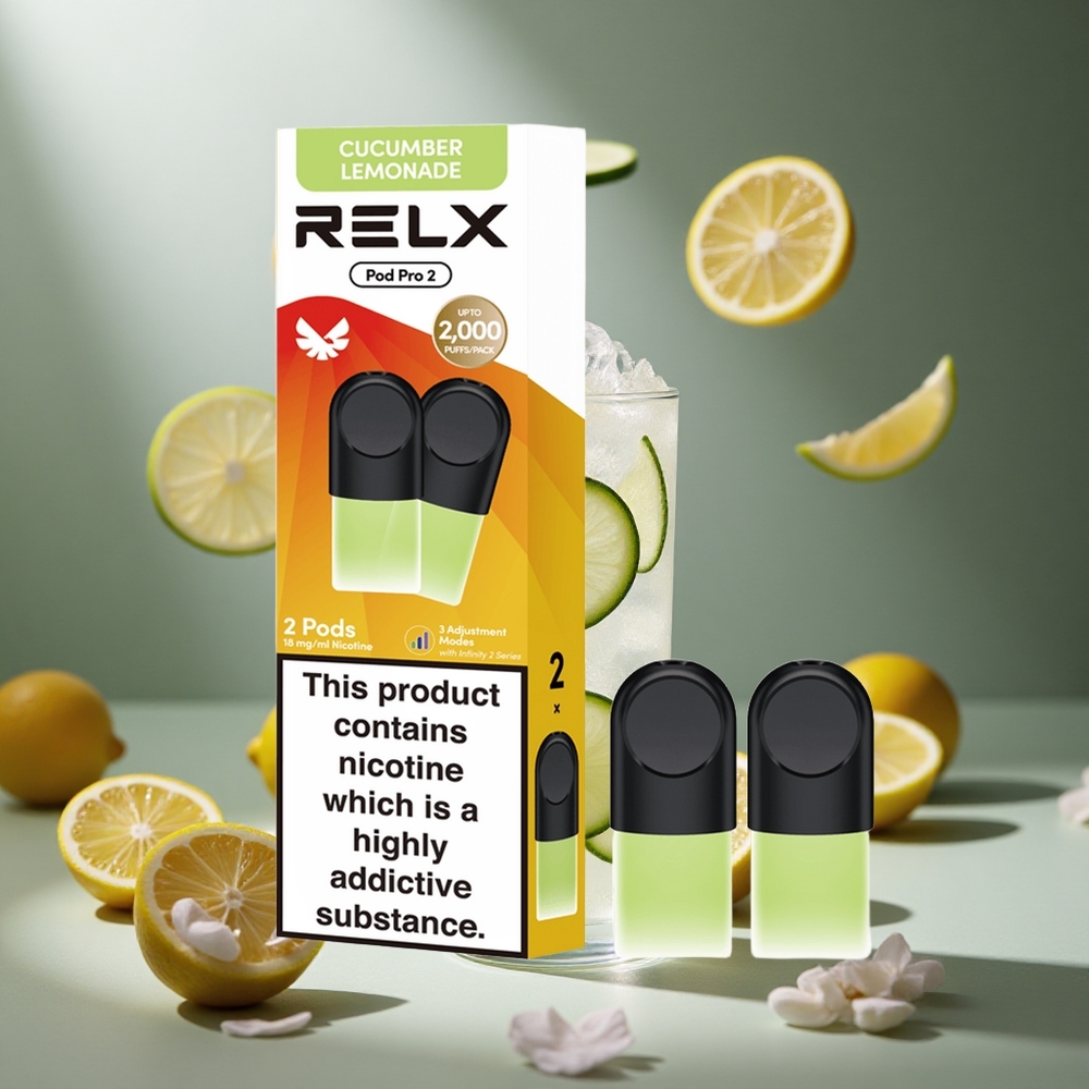 RELX Pod Pro 2 600 Puffs Uborka-Limonádé Hungary vape wholesale