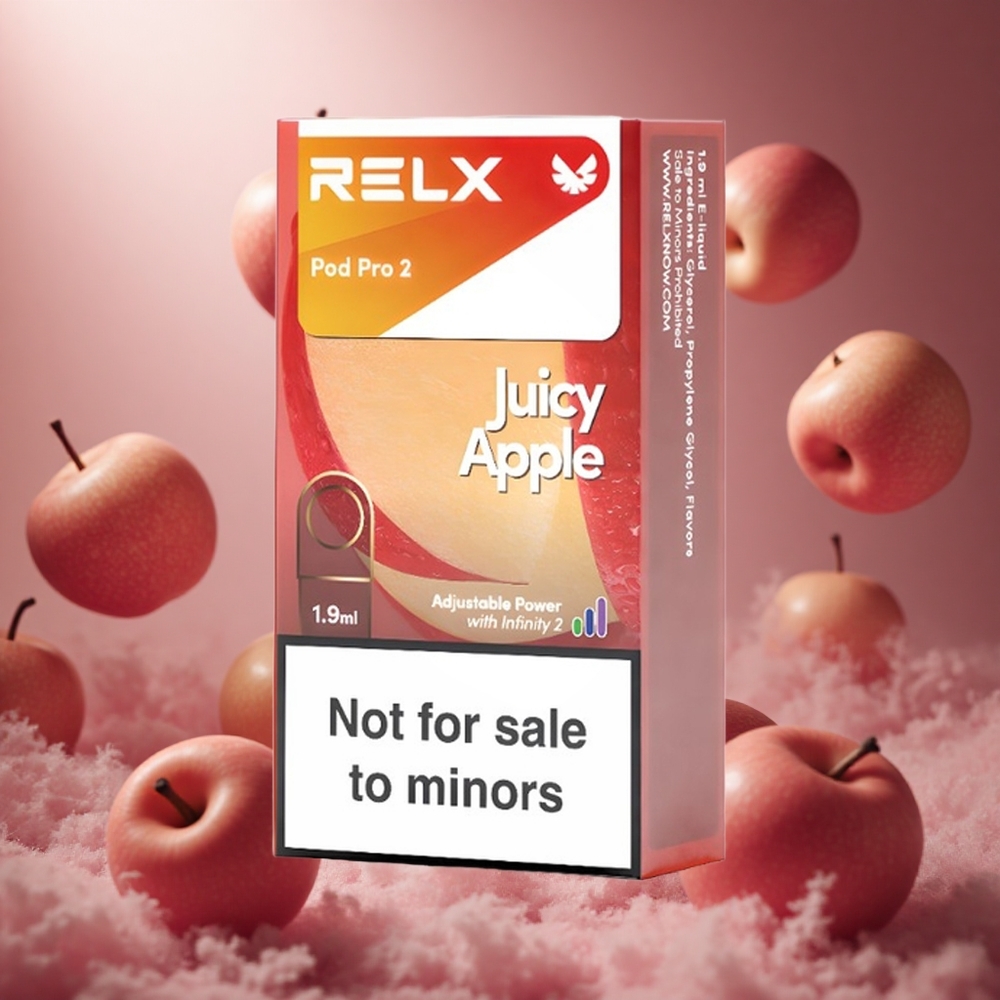 RELX Pod Pro 2 600 Puffs Ízes Alma hungary vape wholesale