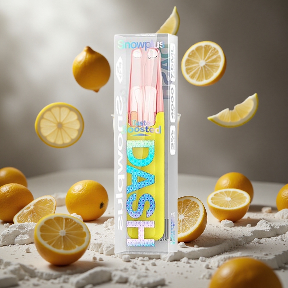 Snowplus Dash 4000 Bögrés Tea Jég Citrom 7,5 ml hungary vape wholesale