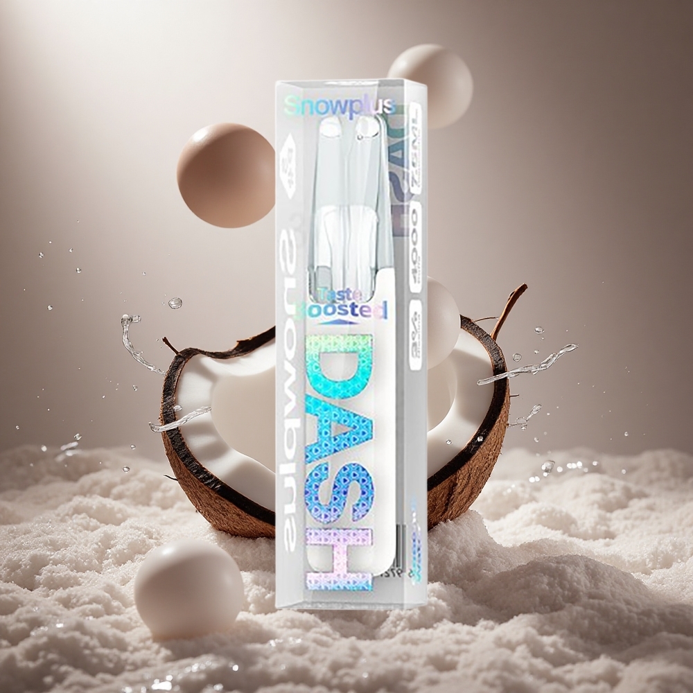 Snowplus Dash 4000 Puffs Koktuszvíz 7,5 ml hungary vape wholesale