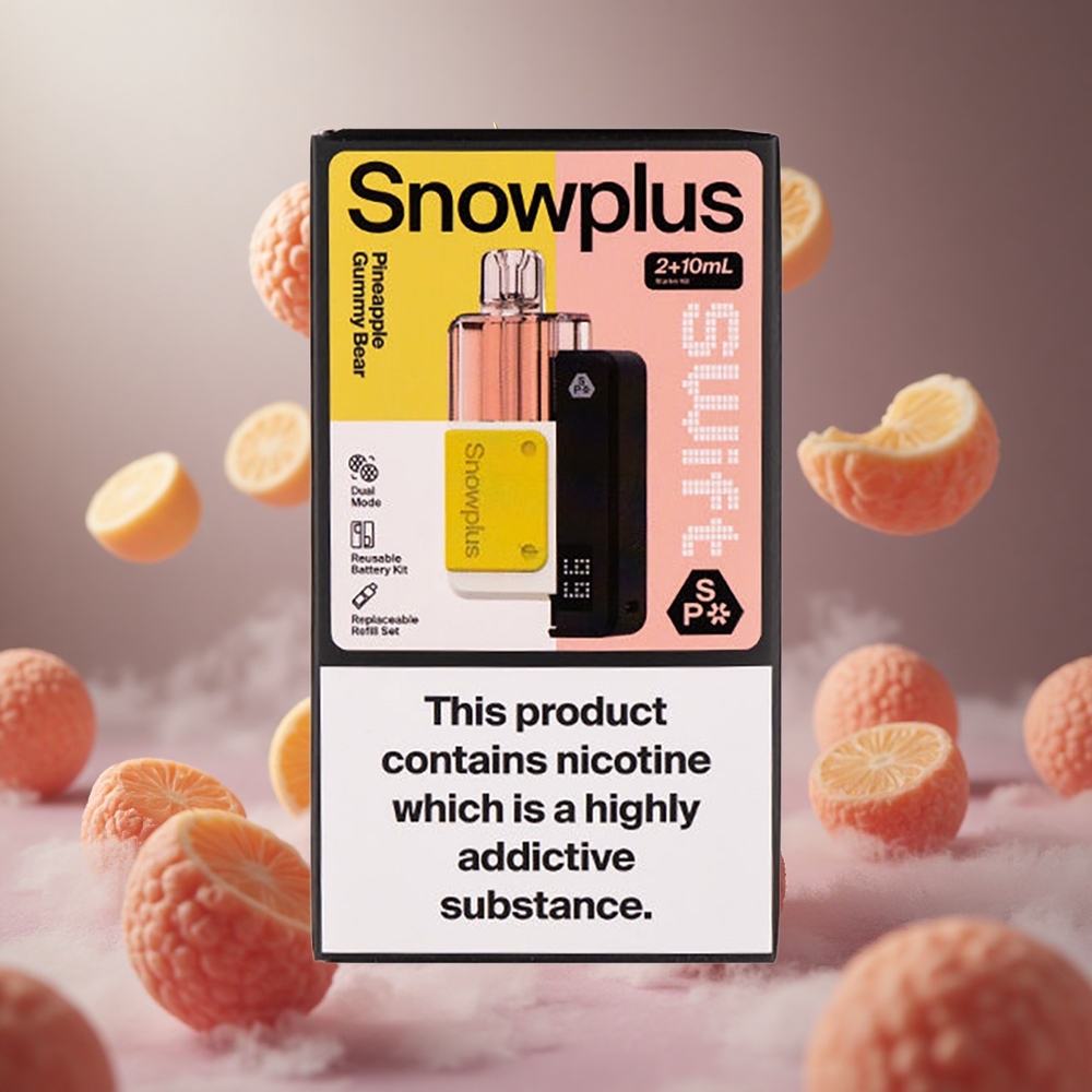 Snowplus Swift 5000 Puffs Ananászos Gumimaci Kombináció 1000 mAh hungary vape wholesale