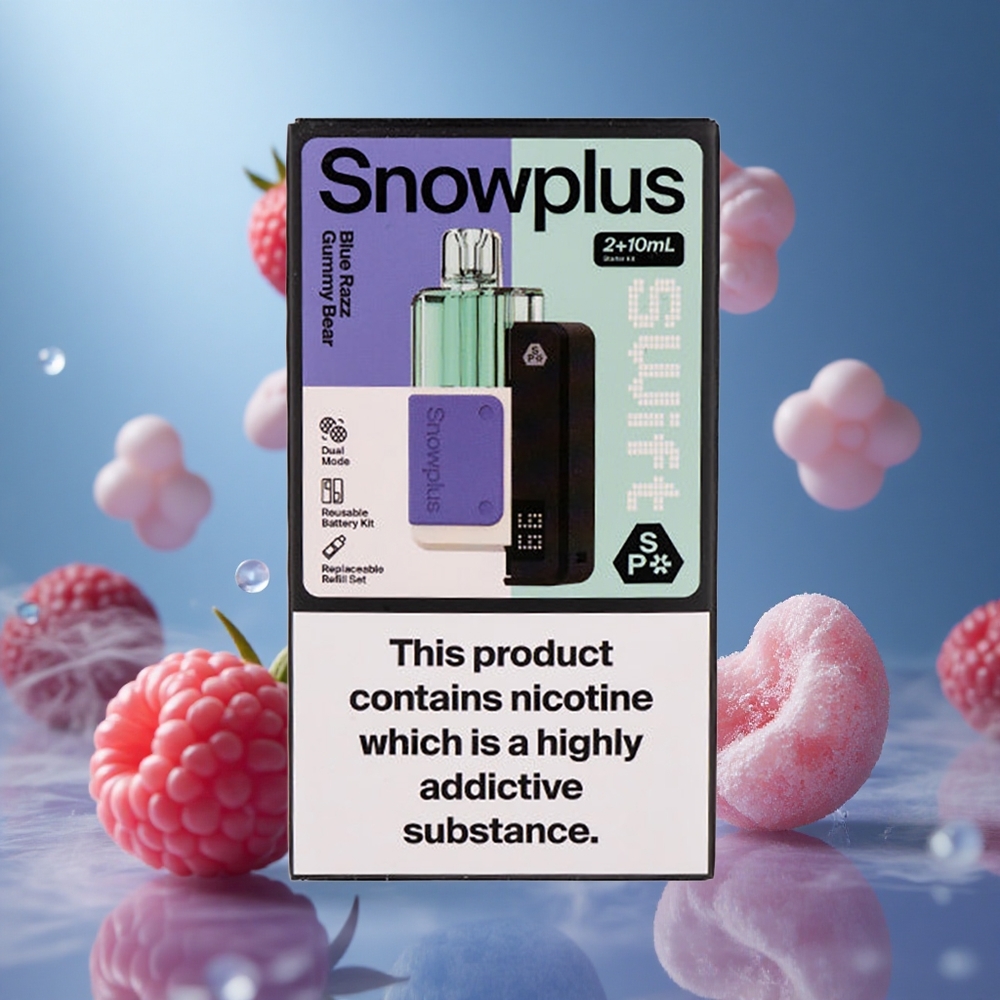 Snowplus Swift 5000 Puffs Kétmeszes Gummy Medve Áfonya hungary vape wholesale