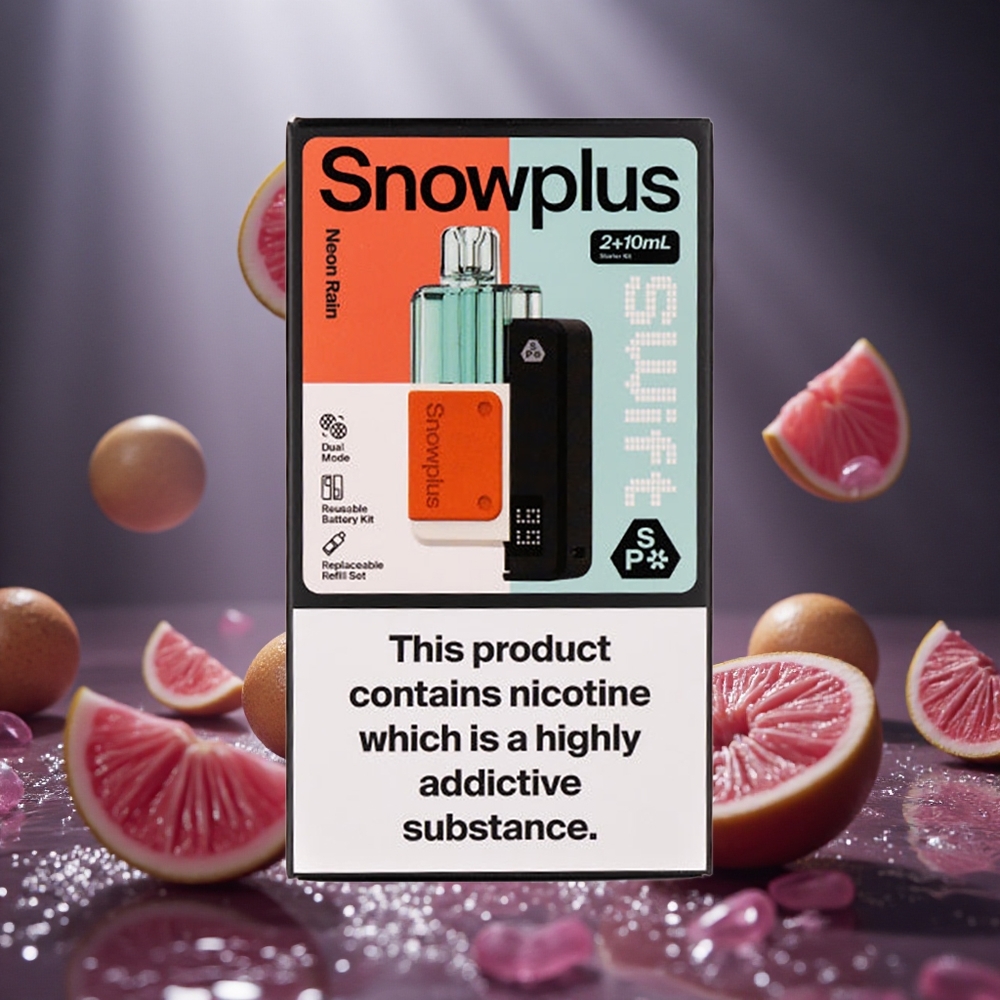 Snowplus Swift 5000 Puffs Neon Eső Prefilled Pod Kit 1000 mAh hungary vape wholesale