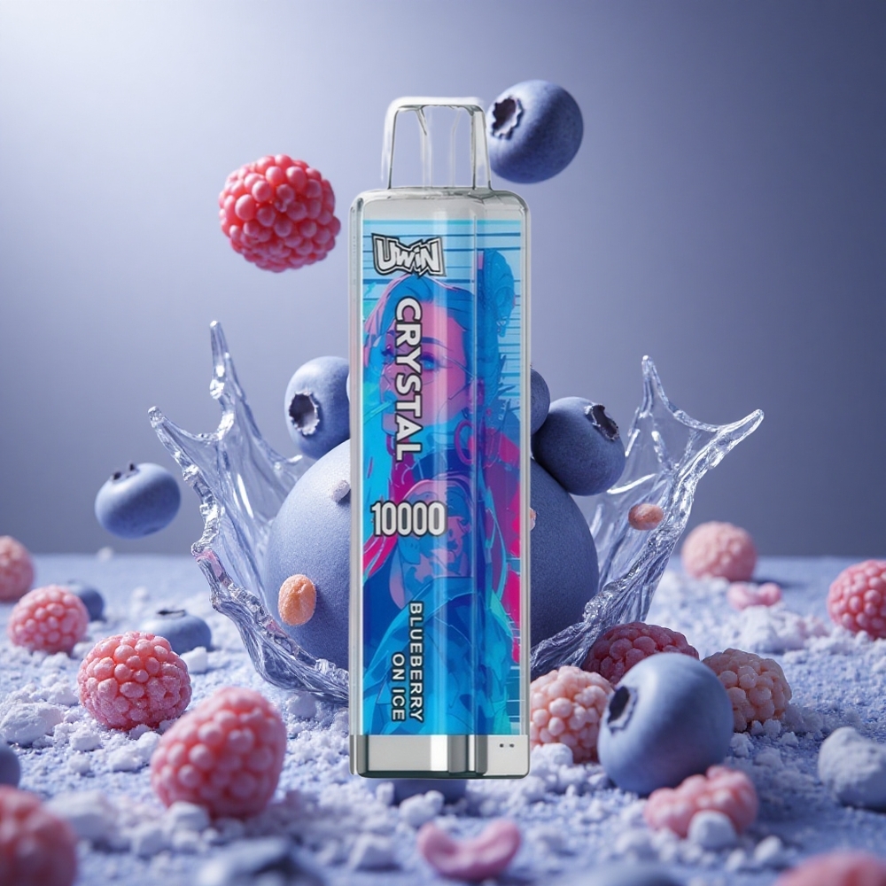 UWIN Crystal 10000 Böföleme Blueberry On Ice magyarázat hungary vape wholesale