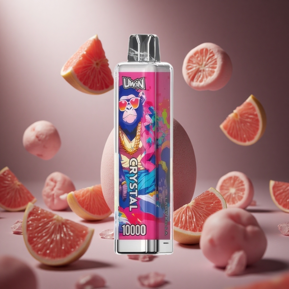 UWIN Crystal 10000 Puffs 0% 2% 3% 5% Nikotin Lady Killa RGB világítás hungary vape wholesale