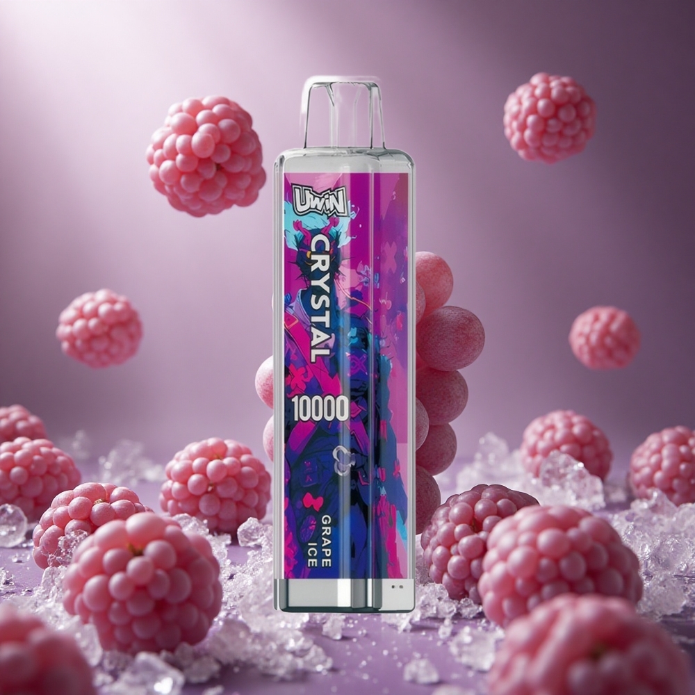 UWIN Crystal 10000 Puffs Jég almaszörp kombináció 18ml hungary vape wholesale