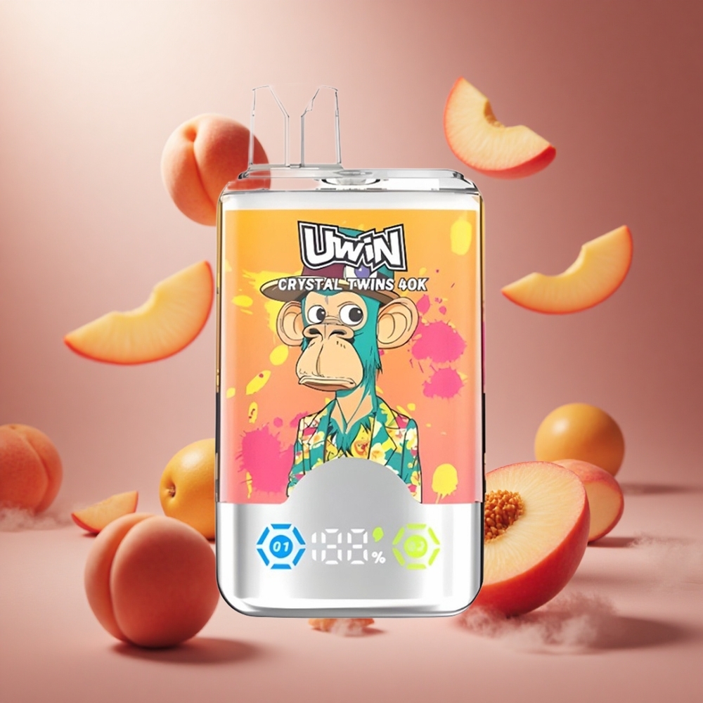 UWIN Crystal Twins 40000 Puffs Barack Manga Ananász Red Bull hungary vape wholesale
