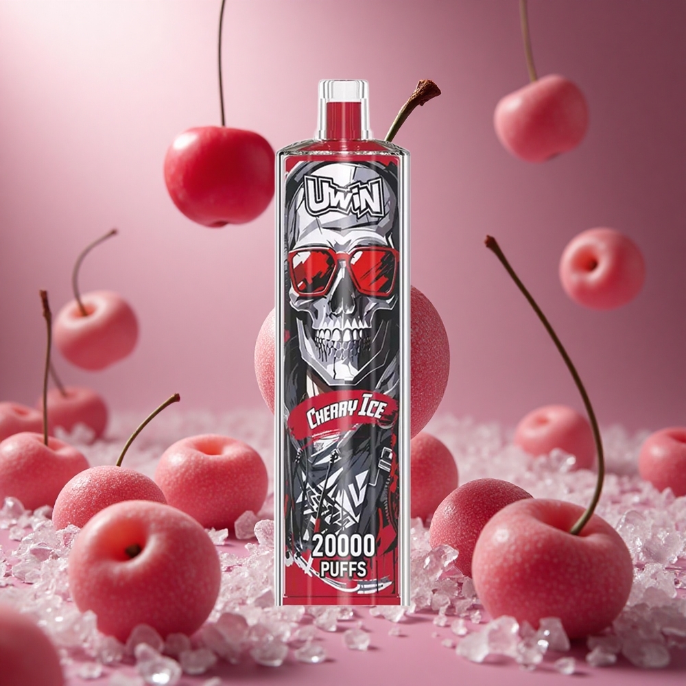 Uwin Shisha Hookah Crystal 20000 Puffs Cherry Jég hungary vape wholesale