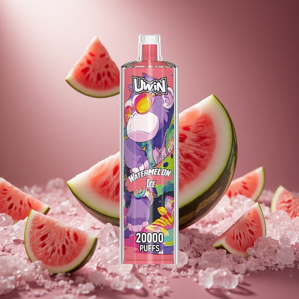Uwin Shisha Hookah Crystal 20000 Puffs Dinnye Jég hungary vape wholesale