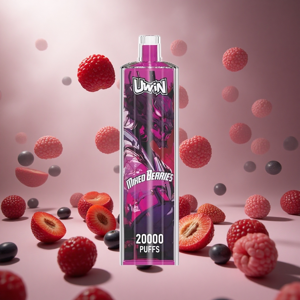 Uwin Shisha Hookah Crystal 20000 Puffs Mixed Berries 22ml hungary vape wholesale