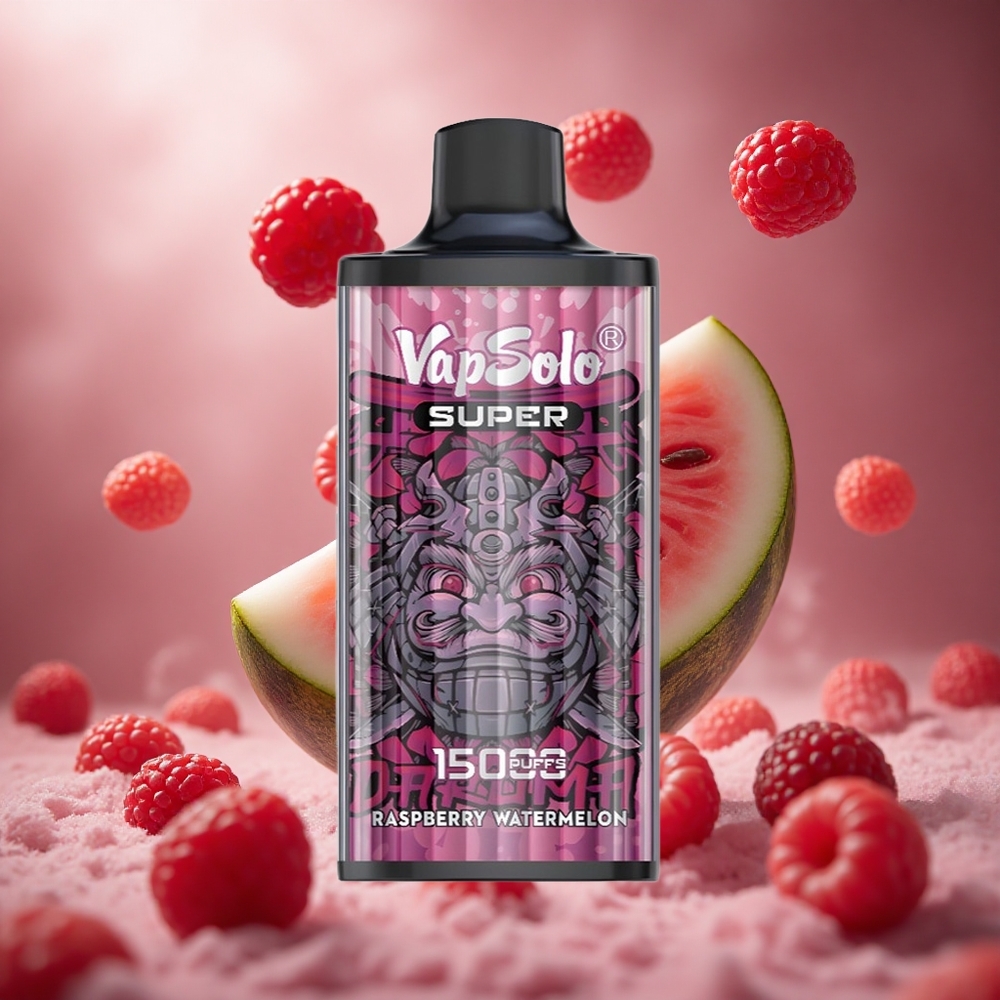 Vapsolo Super 15000 Puffs Málna Görögdinnye 40ml hungary vape wholesale