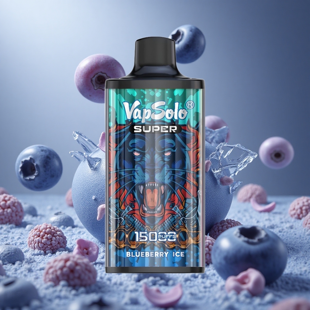 Vapsolo Super 15000 Puffs Áfonya Jég hungary vape wholesale
