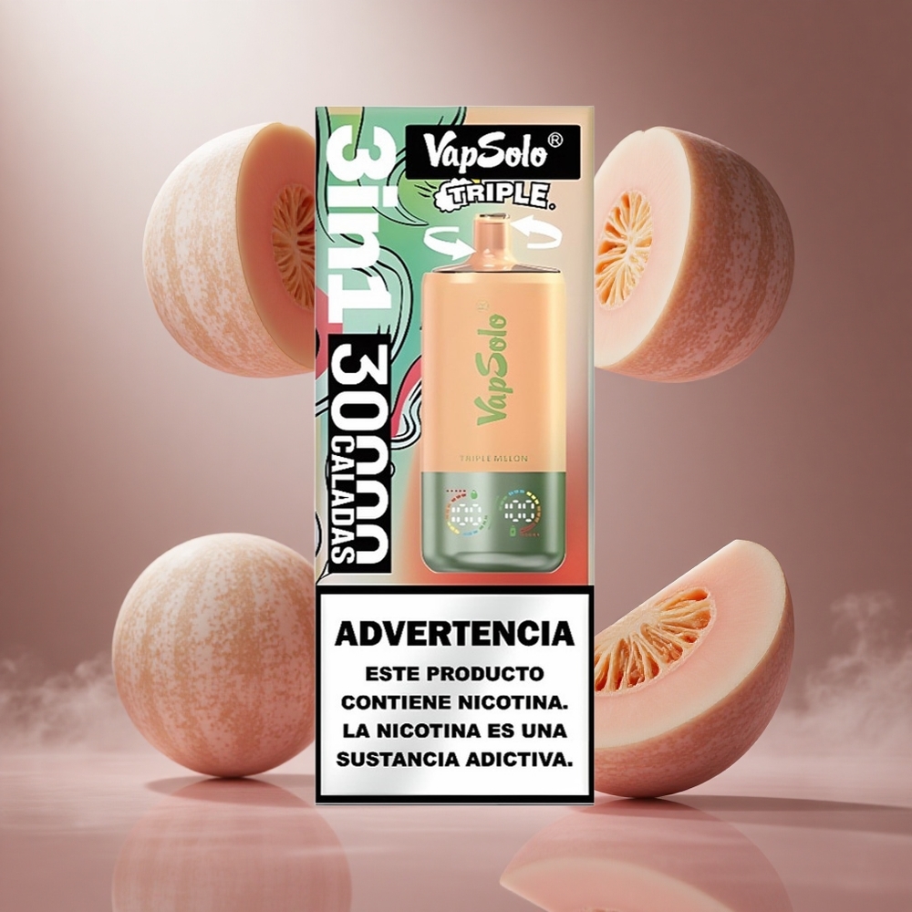VapSolo Triple 30000 Puffs Három Dinnye hungary vape wholesale