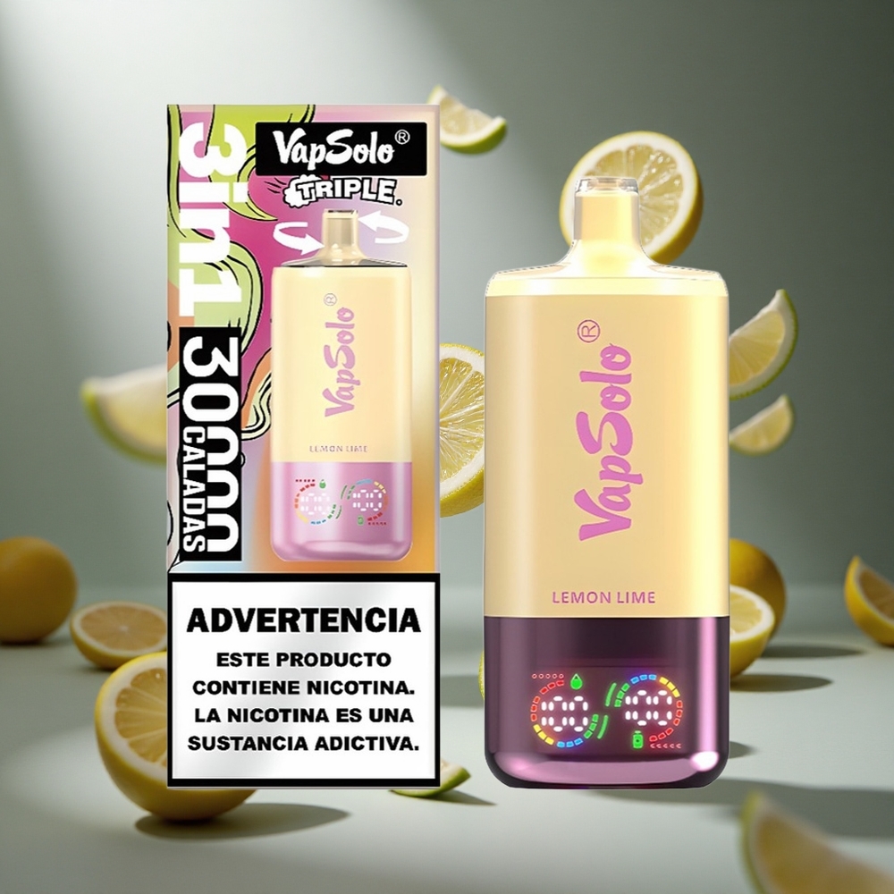 VapSolo Triple 30000 Puffs (Lime Citrom) hungary vape wholesale