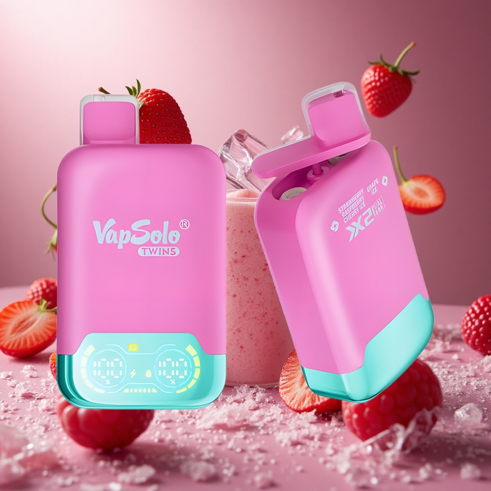 Vapsolo Twins 20000 Puffs Epejég Meggyjég & Szőlőjég 40 ml hungary vape wholesale
