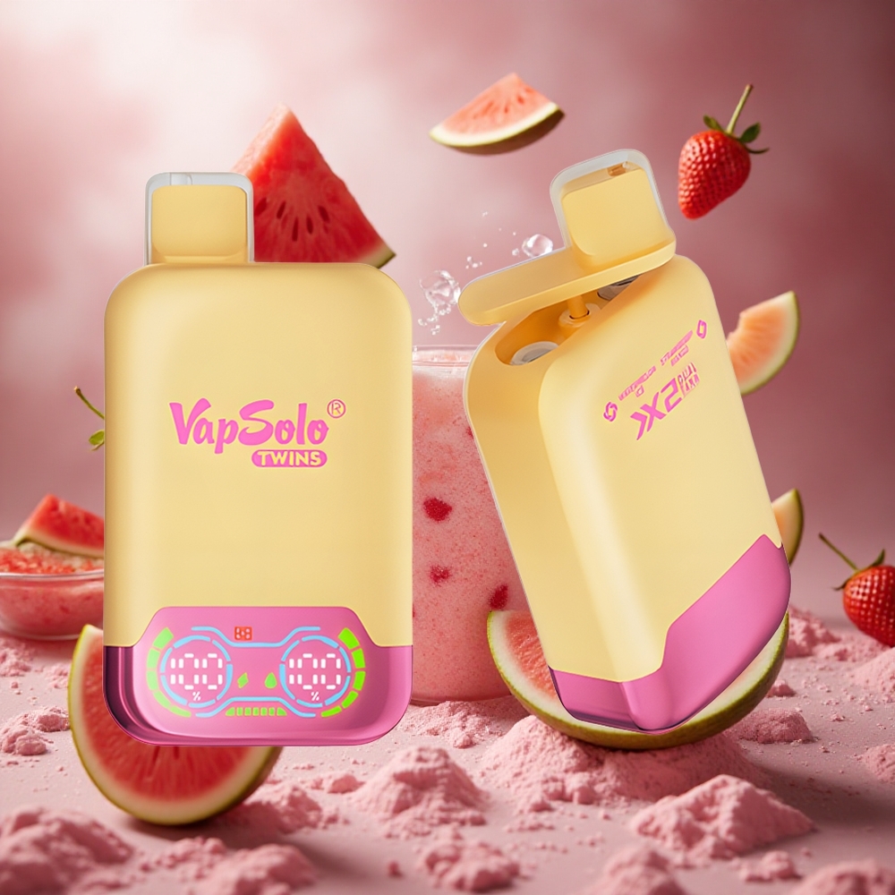 Vapsolo Twins 20000 Puffs Görögdinnye Jég & Eper Mangó hungary vape wholesale
