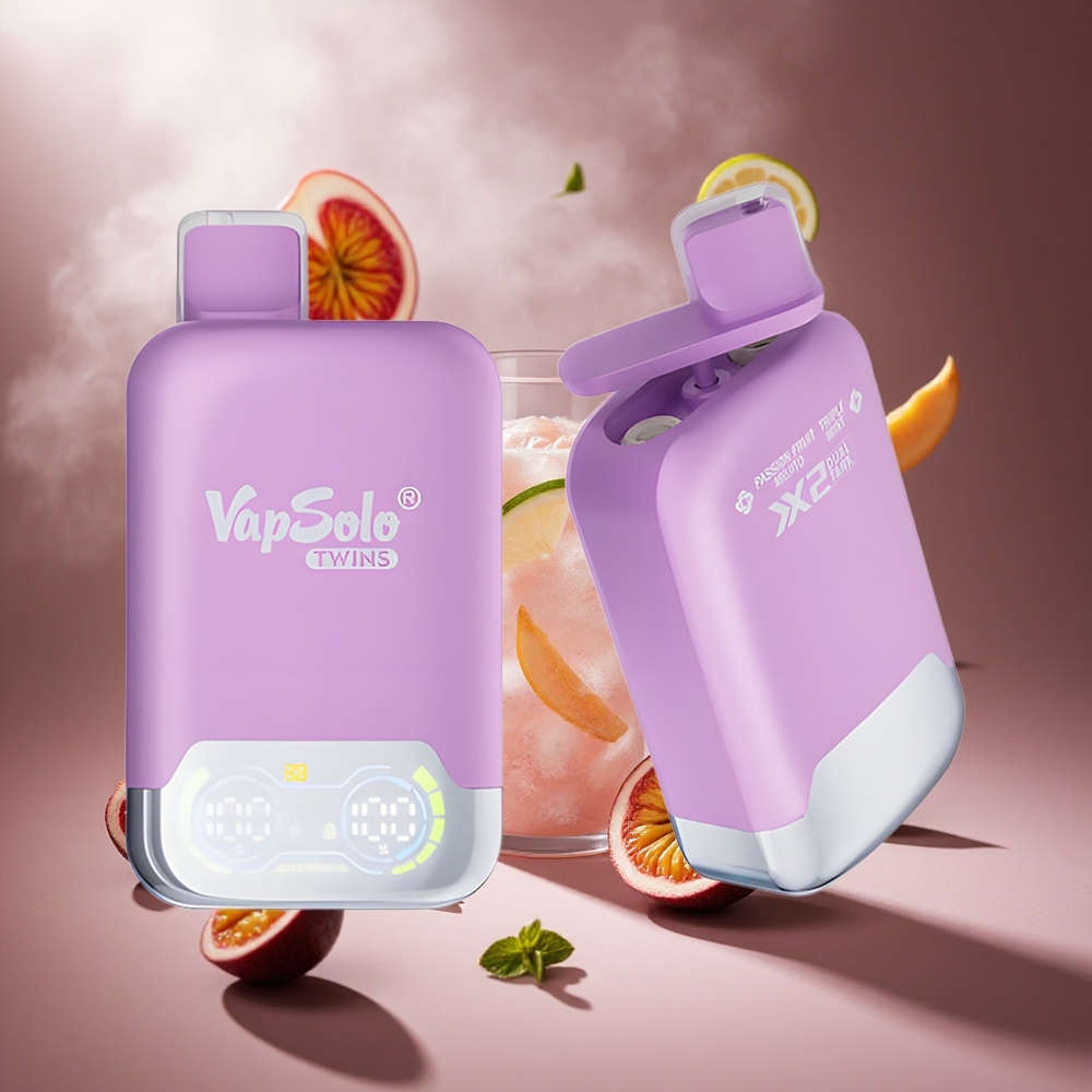 Vapsolo Twins 20000 Puffs Passion Fruit Mojito & Hármas Menta hungary vape wholesale