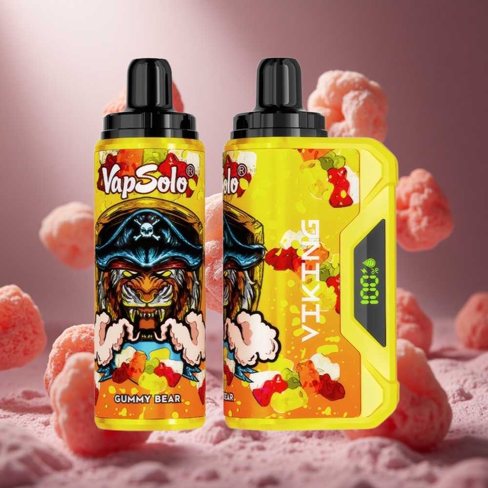 VapSolo VIKING 12000 Puffs Dobozos E-Cigi Málnaszörp Kombináció hungary vape wholesale