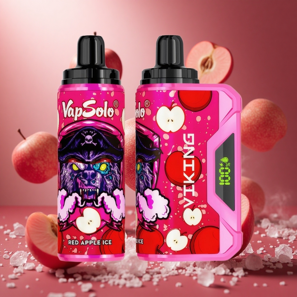 VapSolo VIKING 12000 Puffs Piros Alma Jég hungary vape wholesale