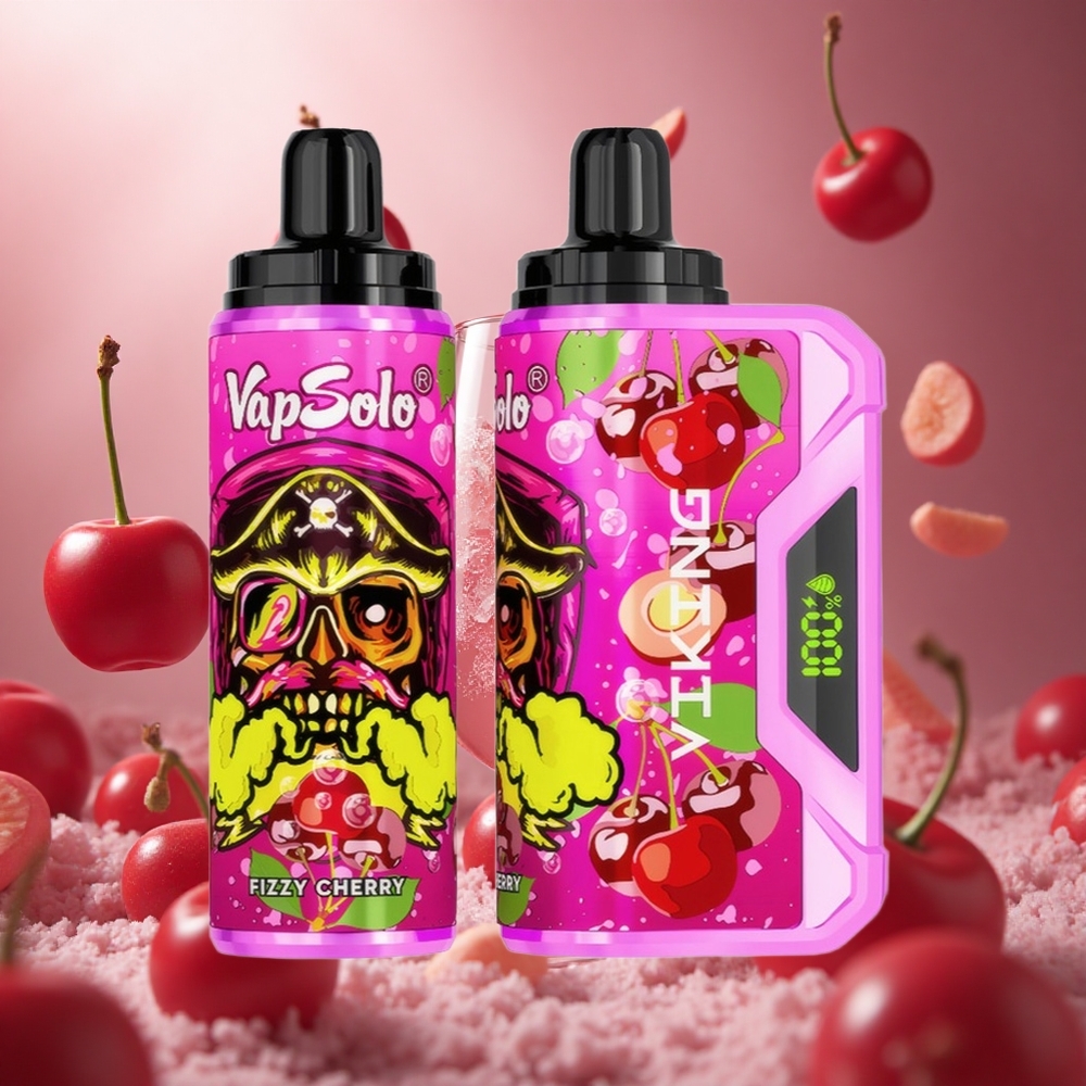 VapSolo VIKING 12000 Puffs Puffs Cseresznye 22ml hungary vape wholesale