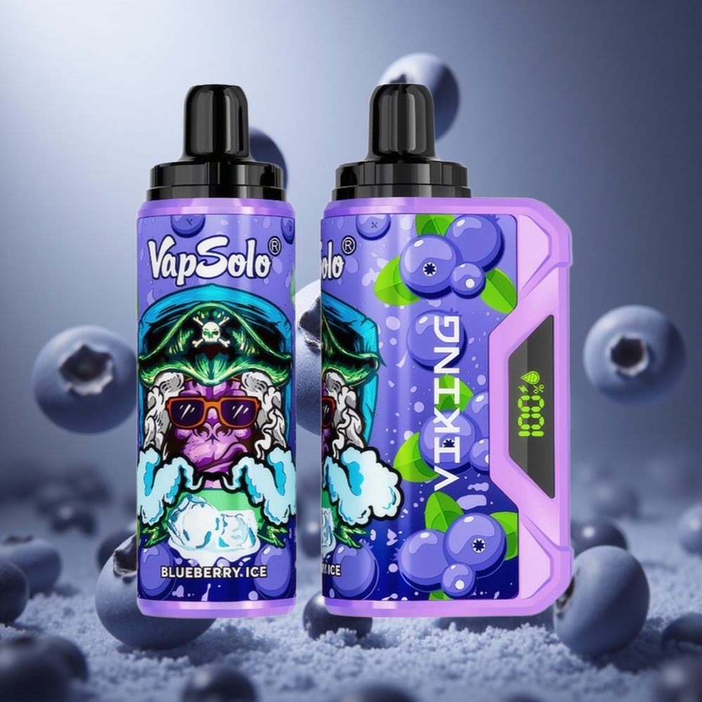 VapSolo VIKING 12000 Puffs Áfonya 22ml hungary vape wholesale