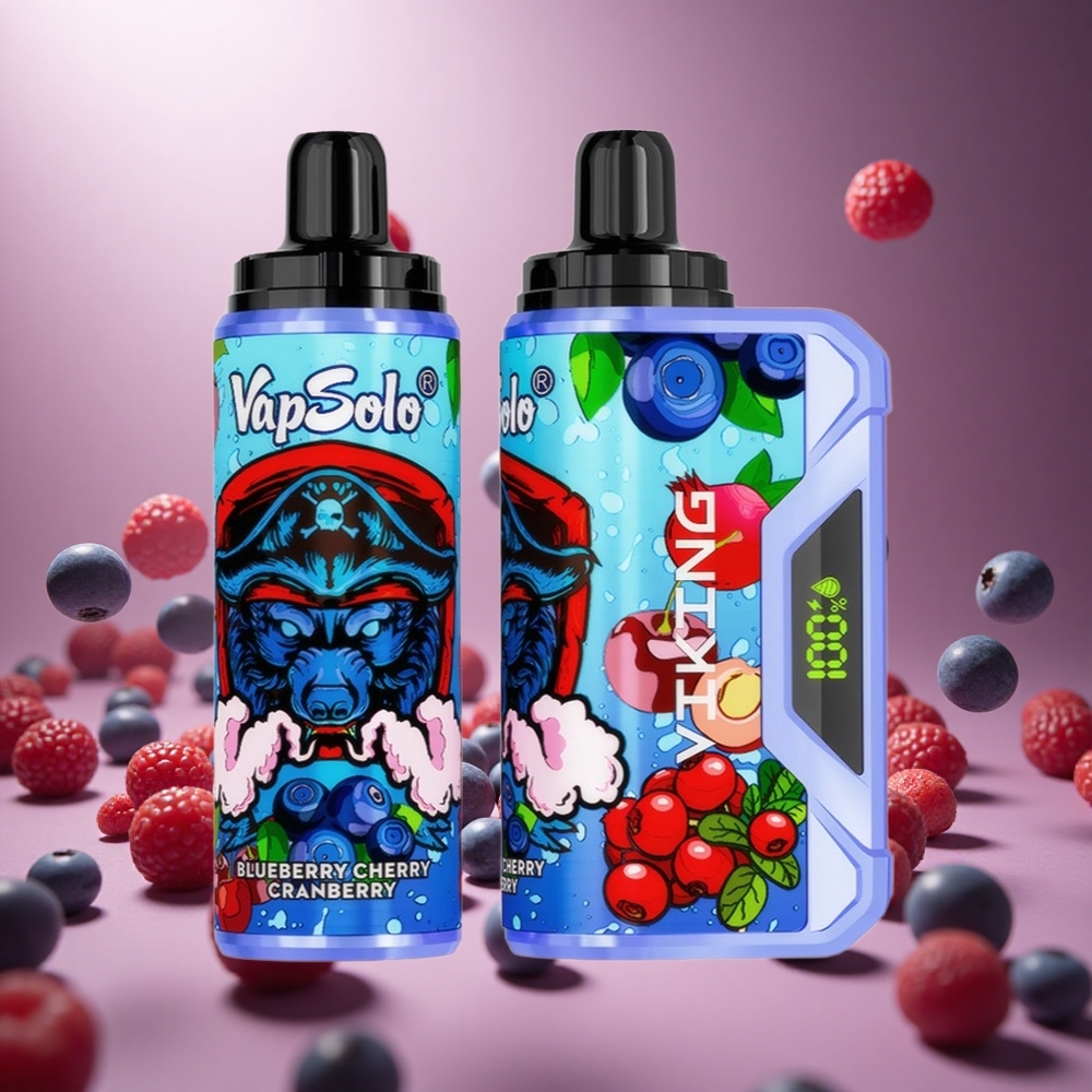 VapSolo VIKING 12000 Puffs Áfonya-Cseresznye-Váfonya hungary vape wholesale