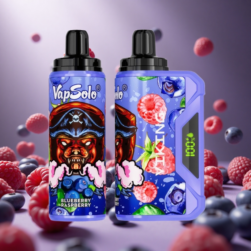 VapSolo VIKING 12000 Puffs Áfonya Málna hungary vape wholesale