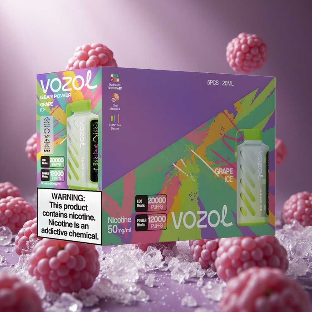 VOZOL Gear Power 20000 Bűbáj Szőlő Jég hungary vape wholesale